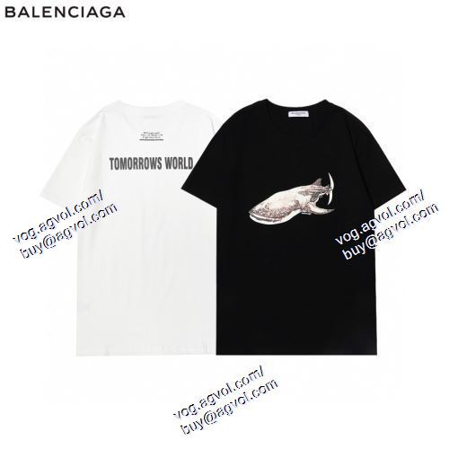  2021春夏 バレンシアガ BALENCIAGA 2色可選 一味違うケーブル編みが魅力満点 半袖Tシャツ BALENCIAGAブランド コピー