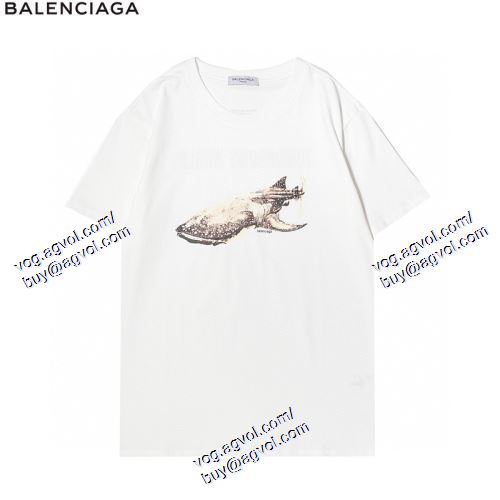  2021春夏 バレンシアガ BALENCIAGA 2色可選 一味違うケーブル編みが魅力満点 半袖Tシャツ BALENCIAGAブランド コピー