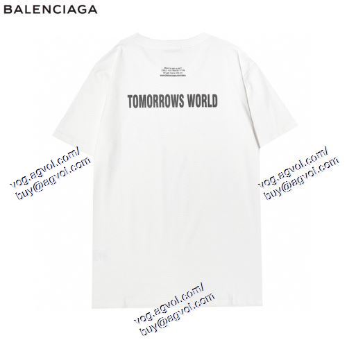  2021春夏 バレンシアガ BALENCIAGA 2色可選 一味違うケーブル編みが魅力満点 半袖Tシャツ BALENCIAGAブランド コピー