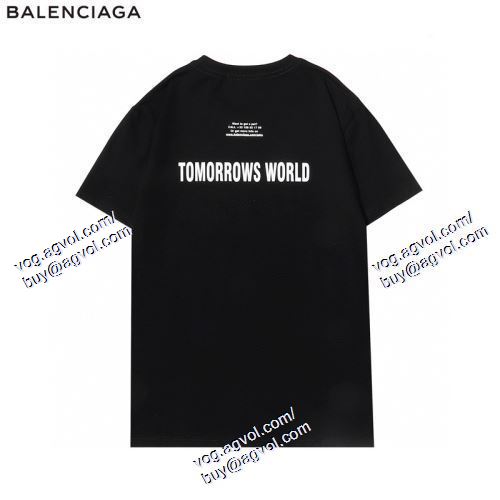  2021春夏 バレンシアガ BALENCIAGA 2色可選 一味違うケーブル編みが魅力満点 半袖Tシャツ BALENCIAGAブランド コピー