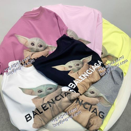  バレンシアガ BALENCIAGA 6色可選 贈り物にも◎ 半袖Tシャツ 2021春夏 BALENCIAGAスーパーコピー 激安
