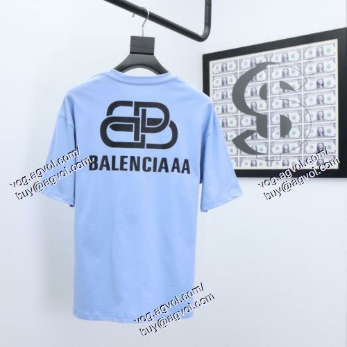  9色可選 BALENCIAGAスーパーコピー 半袖Tシャツ 高級感溢れるデザイン 2021春夏 バレンシアガ BALENCIAGA