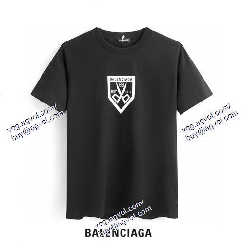  2色可選 スタイルアップ効果 半袖Tシャツ バレンシアガ BALENCIAGA 2021春夏 BALENCIAGAスーパーコピー 激安