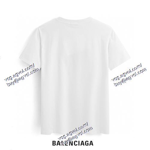  2色可選 スタイルアップ効果 半袖Tシャツ バレンシアガ BALENCIAGA 2021春夏 BALENCIAGAスーパーコピー 激安