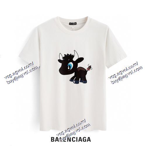  BALENCIAGAスーパーコピー 2021春夏 3色可選 注目のアイテム 半袖Tシャツ バレンシアガ BALENCIAGA