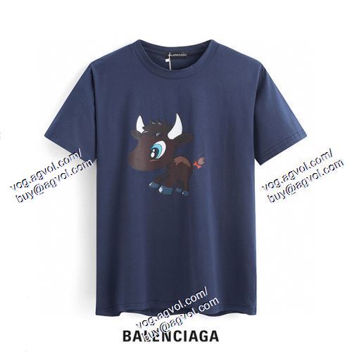  BALENCIAGAスーパーコピー 2021春夏 3色可選 注目のアイテム 半袖Tシャツ バレンシアガ BALENCIAGA
