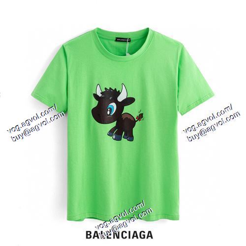  BALENCIAGAスーパーコピー 2021春夏 3色可選 注目のアイテム 半袖Tシャツ バレンシアガ BALENCIAGA