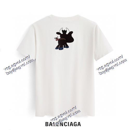  BALENCIAGAスーパーコピー 2021春夏 3色可選 注目のアイテム 半袖Tシャツ バレンシアガ BALENCIAGA
