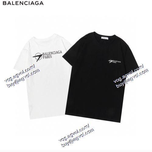  2021春夏 BALENCIAGAコピー 重宝するアイテム 2色可選 半袖Tシャツ バレンシアガ BALENCIAGA 
