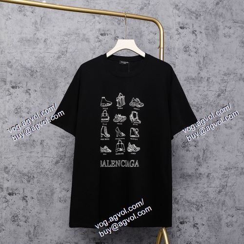  2色可選 半袖Tシャツ 数に限りがある BALENCIAGAスーパーコピー 2021春夏 バレンシアガ BALENCIAGA