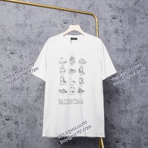  2色可選 半袖Tシャツ 数に限りがある BALENCIAGAスーパーコピー 2021春夏 バレンシアガ BALENCIAGA