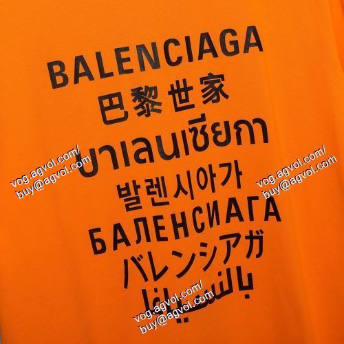  2021春夏 BALENCIAGAコピー 4色可選 落ち着いた感覚 半袖Tシャツ バレンシアガ BALENCIAGA