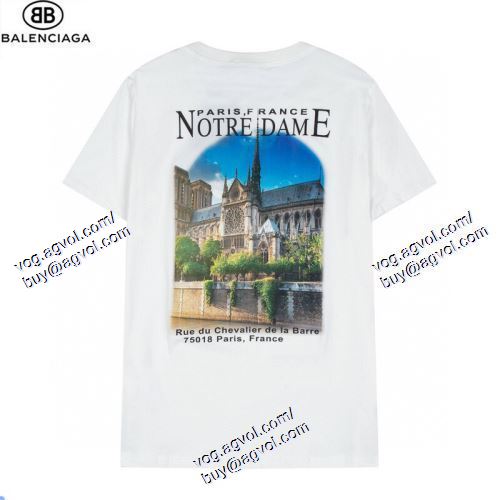  2021春夏 2色可選 BALENCIAGAコピー 半袖Tシャツ バレンシアガ BALENCIAGA スタイリッシュな印象