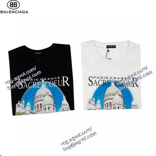  2021春夏 2色可選 BALENCIAGAコピー 半袖Tシャツ バレンシアガ BALENCIAGA スタイリッシュな印象
