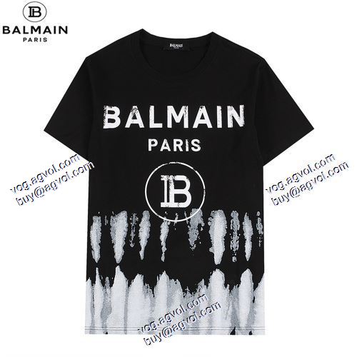BALMAINブランド 偽物 通販 バルマン BALMAIN 2021春夏 ファッション 人気 2色可選 半袖シャツ