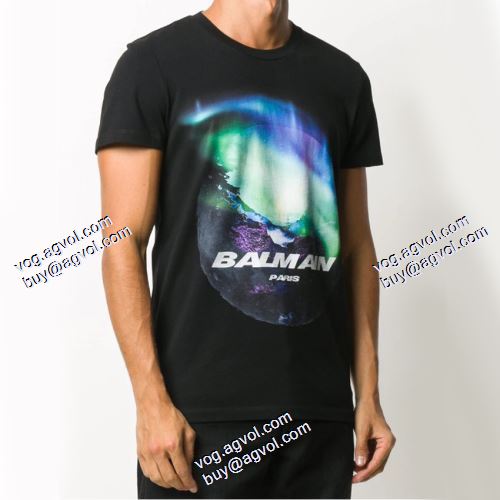 バルマン BALMAIN 2色可選 バルマンブランドスーパーコピー  2021春夏 半袖シャツ 