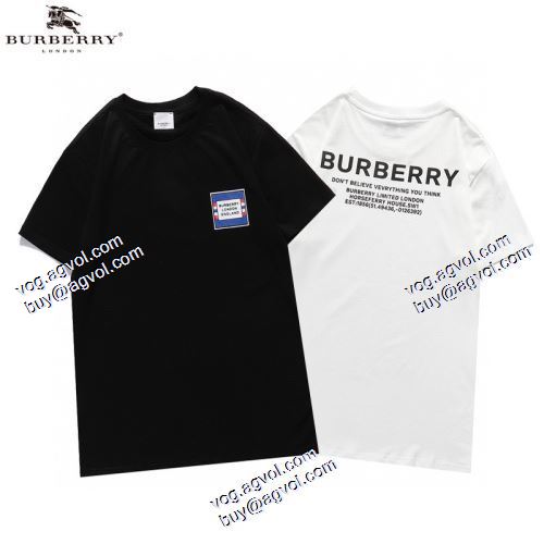2色可選 BURBERRYコピー 魅力ファッション 半袖シャツ 2021春夏 バーバリー BURBERRY 