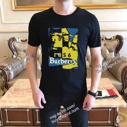  BURBERRY偽物ブランド 2色可選 2021春夏 バーバリー BURBERRY 半袖Tシャツ 希少   