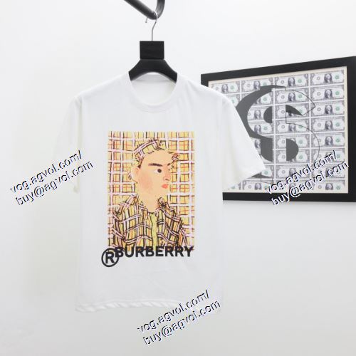  バーバリー BURBERRY 2色可選 半袖Tシャツ SALE開催 BURBERRYブランドコピー 2021春夏