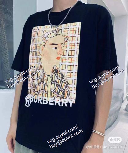  バーバリー BURBERRY 2色可選 半袖Tシャツ SALE開催 BURBERRYブランドコピー 2021春夏