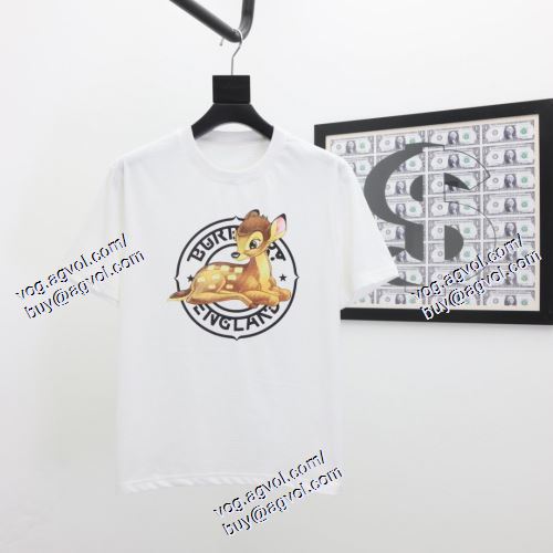  3色可選 バーバリー BURBERRY 半袖Tシャツ BURBERRYコピー  2021春夏 抜群の雰囲気が作れる! 
