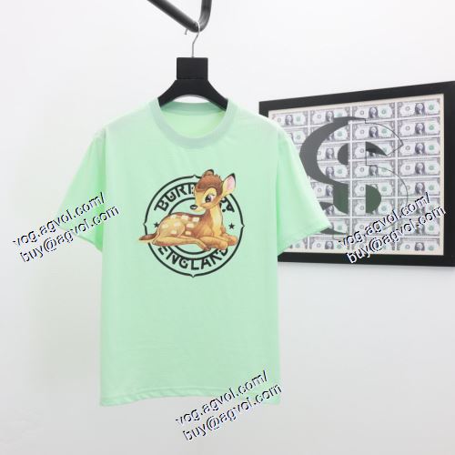  3色可選 バーバリー BURBERRY 半袖Tシャツ BURBERRYコピー  2021春夏 抜群の雰囲気が作れる! 