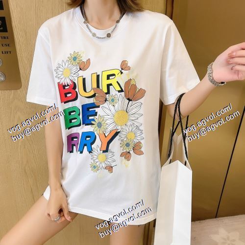  2021春夏 BURBERRYブランドスーパーコピー 2色可選 バーバリー BURBERRY 半袖Tシャツ 人気商品  
