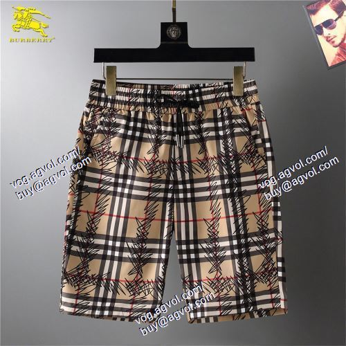  大人気☆NEW!!  バーバリー BURBERRY BURBERRYブランドコピー 2021春夏 半袖Tシャツ 上下セット  