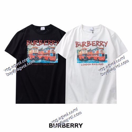  BURBERRY偽物ブランド 2021春夏 2色可選 半袖Tシャツ 超レア バーバリー BURBERRY 