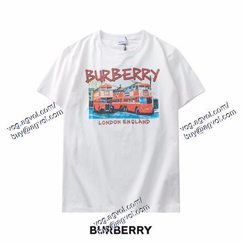  BURBERRY偽物ブランド 2021春夏 2色可選 半袖Tシャツ 超レア バーバリー BURBERRY 