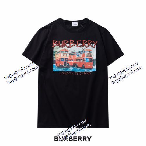  BURBERRY偽物ブランド 2021春夏 2色可選 半袖Tシャツ 超レア バーバリー BURBERRY 