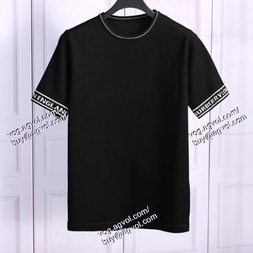  個性派 バーバリー BURBERRY BURBERRYブランドコピー 2021春夏 2色可選 半袖Tシャツ