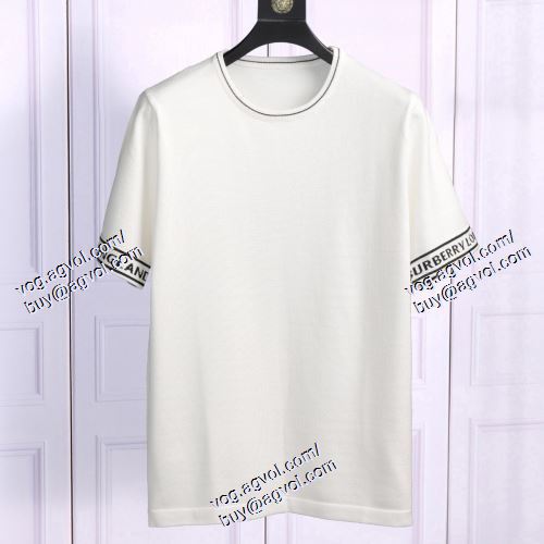  個性派 バーバリー BURBERRY BURBERRYブランドコピー 2021春夏 2色可選 半袖Tシャツ