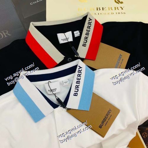  存在感◎ BURBERRYブランド 偽物 通販 2色可選 半袖Tシャツ 2021春夏 バーバリー BURBERRY