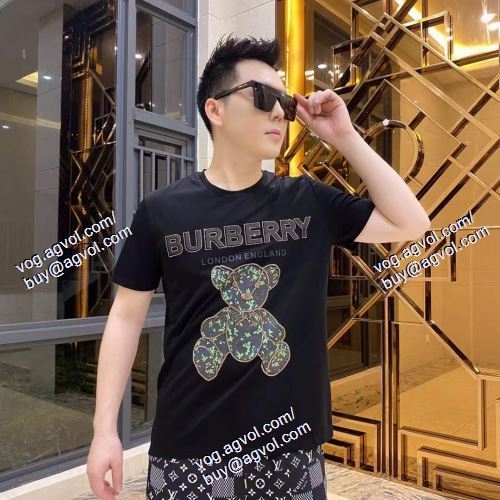  2021春夏 バーバリー BURBERRY 半袖Tシャツ BURBERRYスーパーコピー 激安 2色可選 一味違うケーブル編みが魅力満点