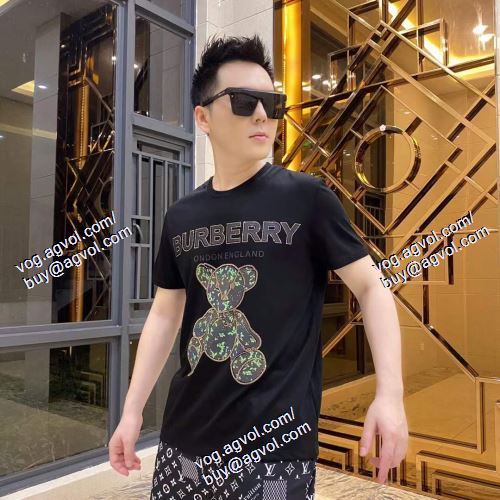  2021春夏 バーバリー BURBERRY 半袖Tシャツ BURBERRYスーパーコピー 激安 2色可選 一味違うケーブル編みが魅力満点