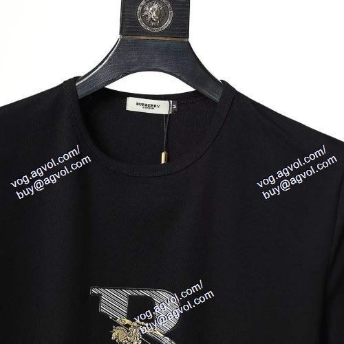  高級感溢れるデザイン BURBERRY偽物ブランド 2021春夏 3色可選 半袖Tシャツ バーバリー BURBERRY