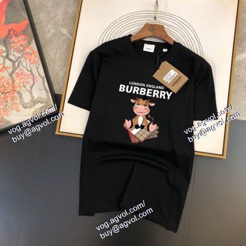  バーバリー BURBERRY 上質 大人気！ 3色可選 半袖Tシャツ 2021春夏 BURBERRYスーパーコピー 代引