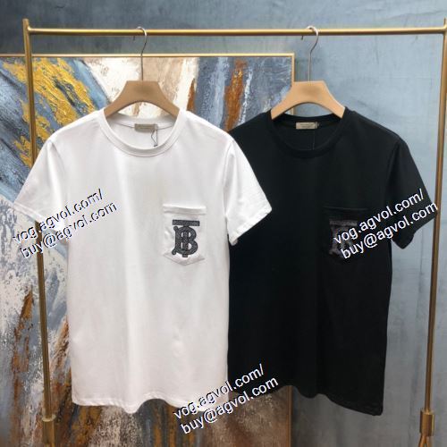  バーバリー BURBERRY 2色可選 2021春夏 半袖Tシャツ 大人っぼい BURBERRYブランド コピー 