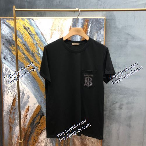  バーバリー BURBERRY 2色可選 2021春夏 半袖Tシャツ 大人っぼい BURBERRYブランド コピー 