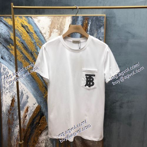  バーバリー BURBERRY 2色可選 2021春夏 半袖Tシャツ 大人っぼい BURBERRYブランド コピー 