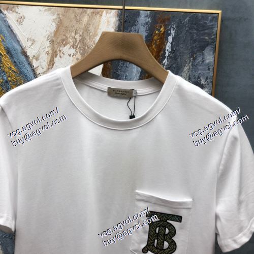  バーバリー BURBERRY 2色可選 2021春夏 半袖Tシャツ 大人っぼい BURBERRYブランド コピー 