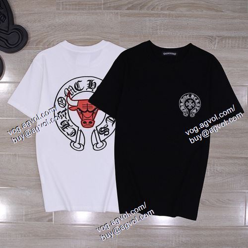  2色可選 CHROME HEARTSブランド コピー 2021春夏 クロムハーツ CHROME HEARTS 半袖Tシャツ お洒落に魅せる