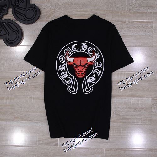  2色可選 CHROME HEARTSブランド コピー 2021春夏 クロムハーツ CHROME HEARTS 半袖Tシャツ お洒落に魅せる