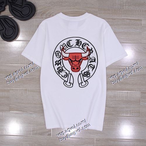  2色可選 CHROME HEARTSブランド コピー 2021春夏 クロムハーツ CHROME HEARTS 半袖Tシャツ お洒落に魅せる