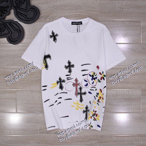  クロムハーツ CHROME HEARTS 2色可選 半袖Tシャツ スタイリッシュな印象 CHROME HEARTSスーパーコピー 2021春夏