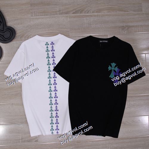 2色可選 半袖Tシャツ CHROME HEARTSコピー  超目玉 2021春夏 クロムハーツ CHROME HEARTS 