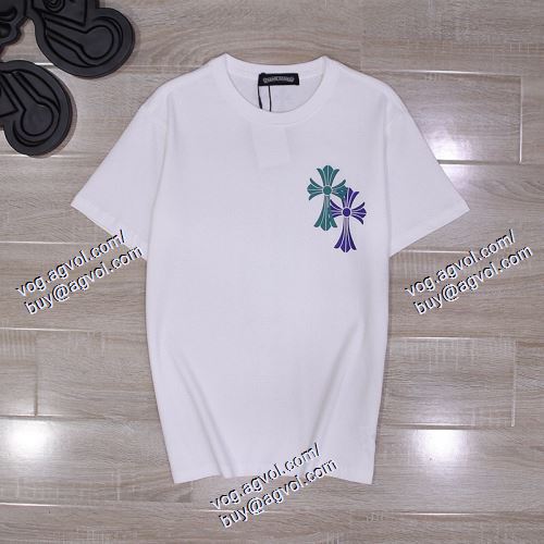  2色可選 半袖Tシャツ CHROME HEARTSコピー  超目玉 2021春夏 クロムハーツ CHROME HEARTS 