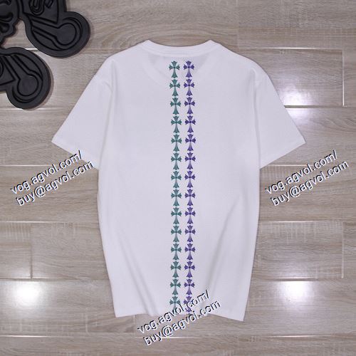  2色可選 半袖Tシャツ CHROME HEARTSコピー  超目玉 2021春夏 クロムハーツ CHROME HEARTS 