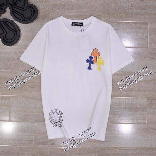  2021春夏 クロムハーツ CHROME HEARTS CHROME HEARTSブランドスーパーコピー 2色可選 おすすめ/オススメ 半袖Tシャツ 